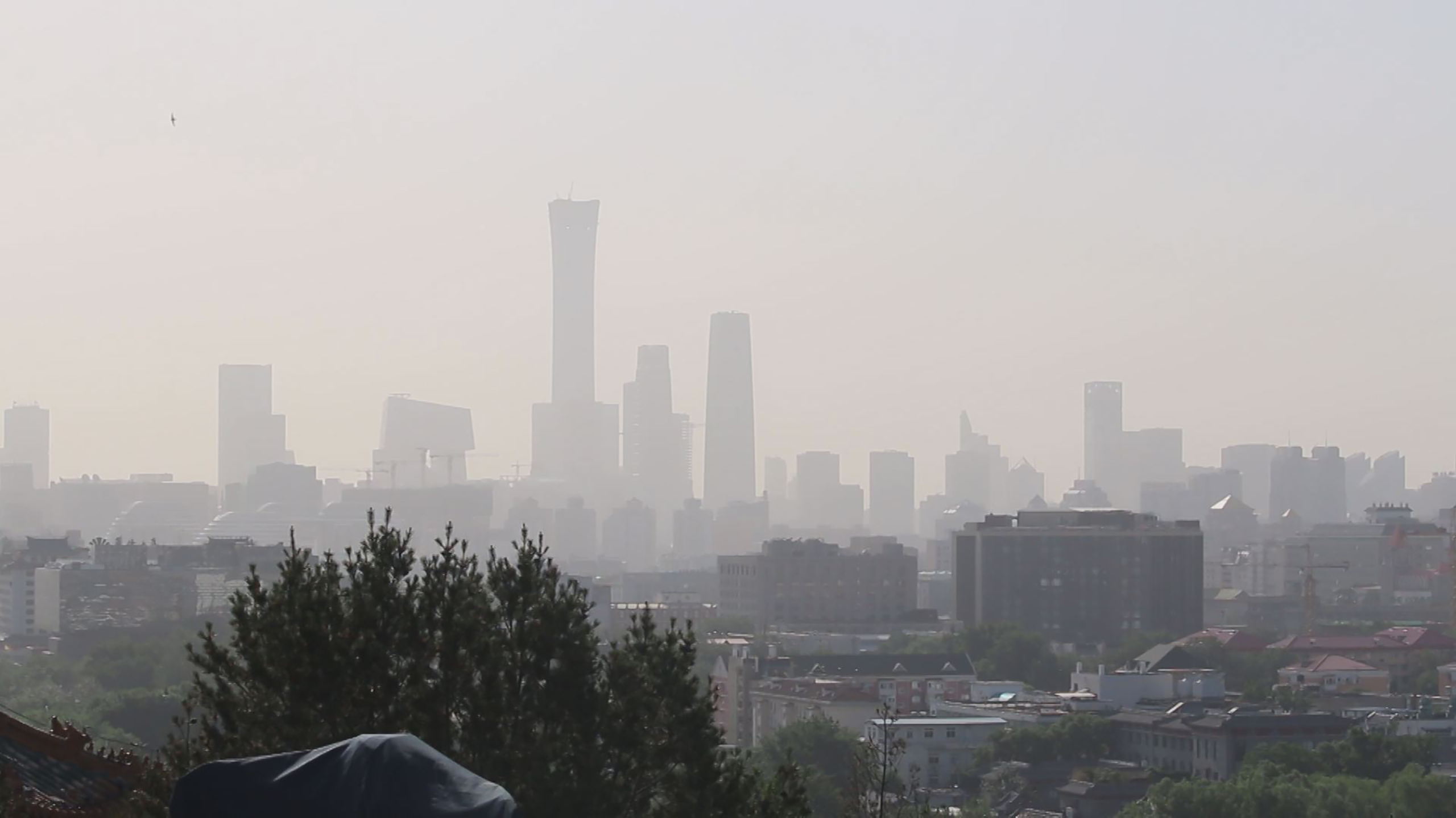 Air pollution in Beijing.